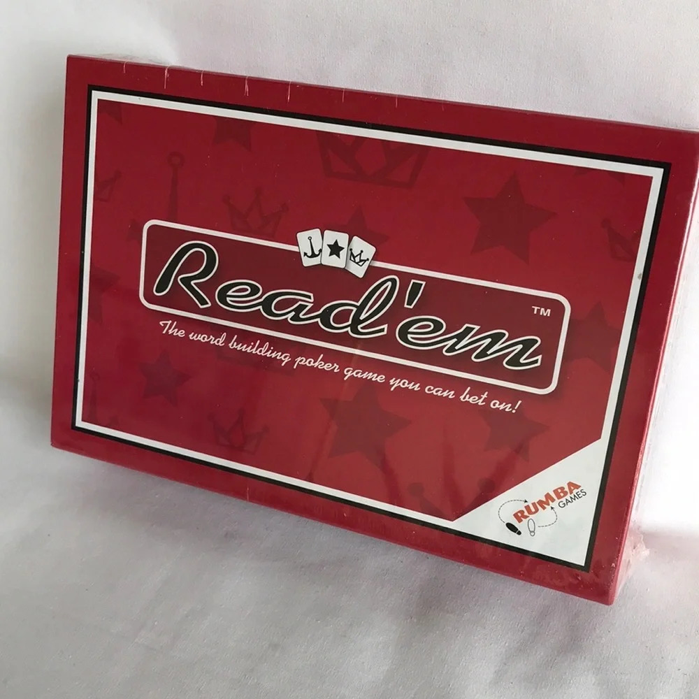 Read’em word-building poker game you can bet on